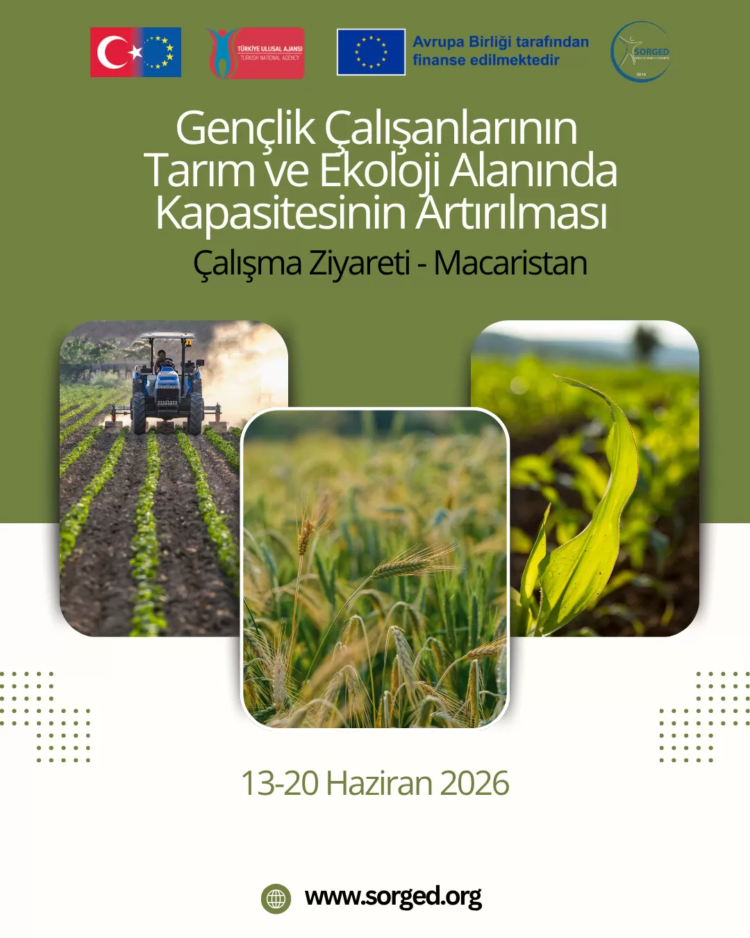 Gençlik Çalışanlarının Tarım ve Ekoloji Alanında Kapasitesinin Artırılması - Çalışma Ziyareti