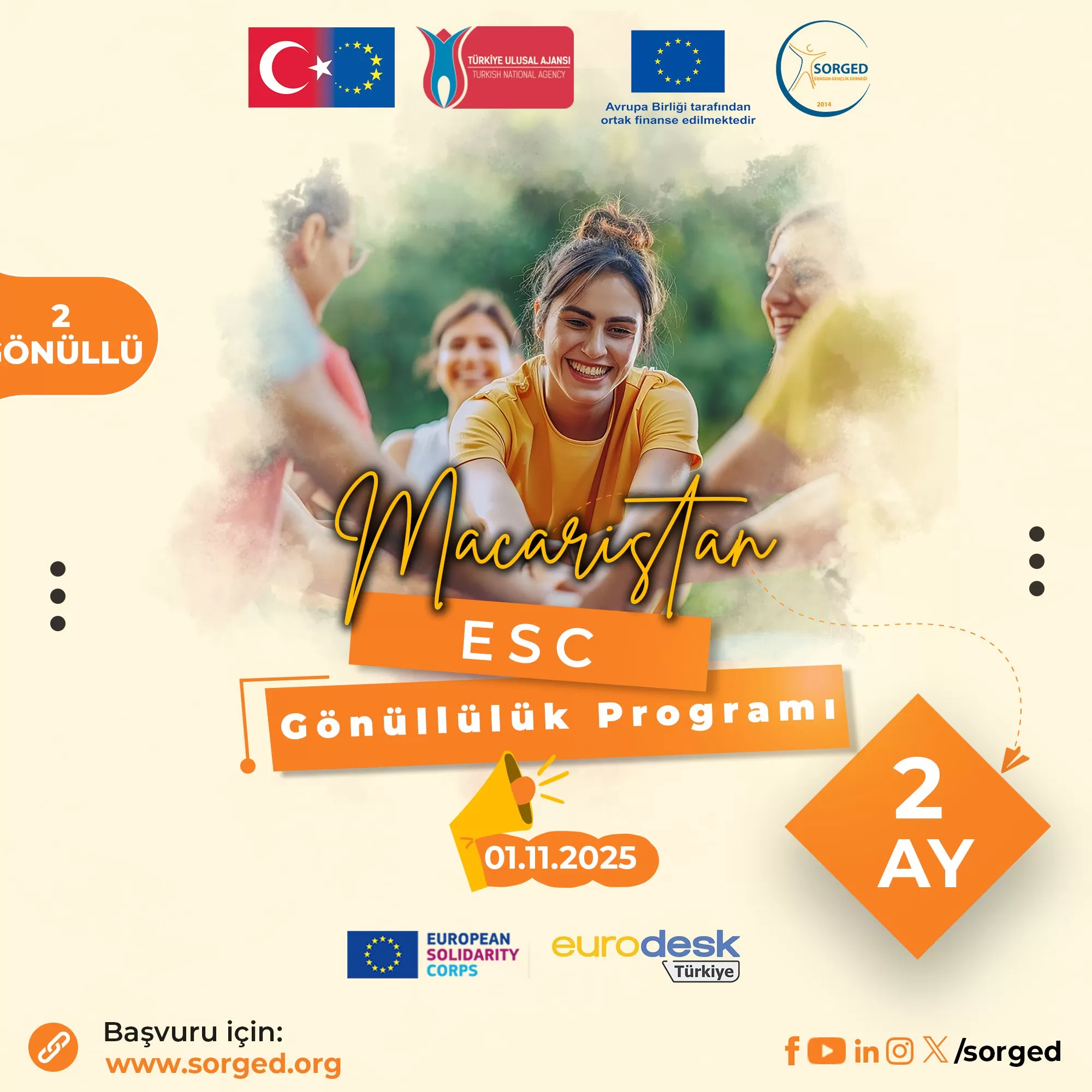 Macaristan'da ESC Gönüllülük Fırsatı